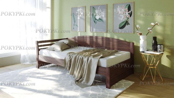 Угловая кровать с двумя спинками Дара Угловая кровать с двумя спинками Дара