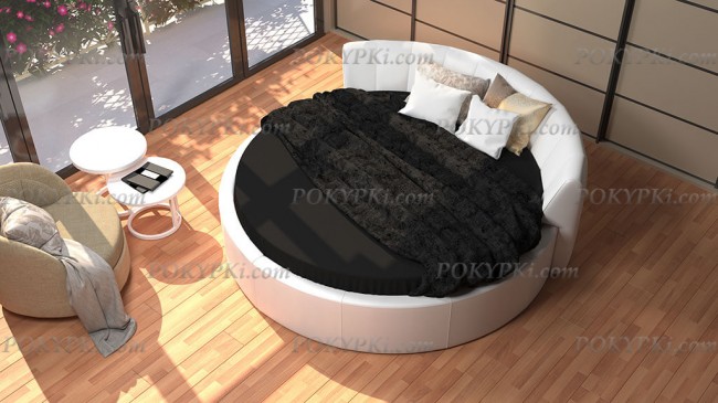 Круглая кровать Индира с матрасом Круглая кровать Индира с матрасом