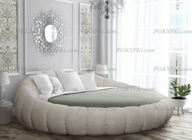 Круглая кровать Малена д=220 см