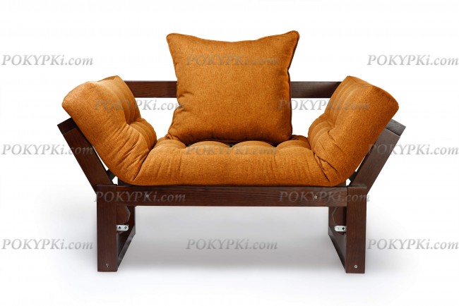 Кресло Амбер (Орех)-оранжевый Кресло Амбер (Орех)-оранжевый