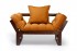 Кресло Амбер (Орех)-оранжевый