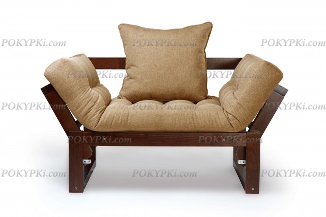 Кресло Амбер (Орех)-бежевый Кресло Амбер (Орех)-бежевый