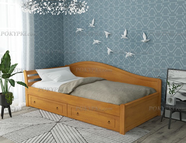 Кровать Айдахо цвет дуб Кровать Айдахо цвет дуб