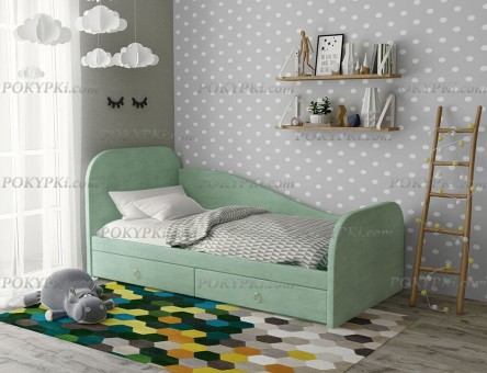 Кровать подростковая с тремя спинками Алиса  Кровать подростковая с тремя спинками Алиса