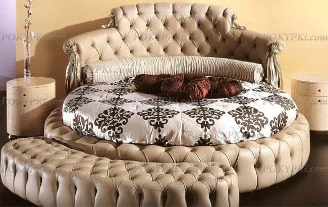 Круглая кровать SleepArt Навелла