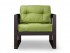Кресло Астер (Венге)-зеленый