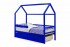 Детская кровать-домик Svogen-синий
