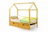 Детская кровать-домик Svogen-натура