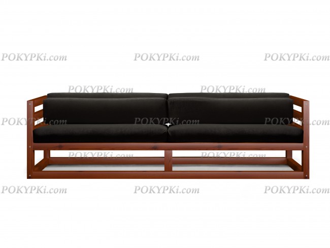 Диван Магнус (Вишня)-черный Диван Магнус (Вишня)-черный