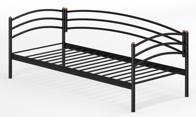 Металлическая кровать кушетка Эко 