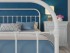 Белая металлическая кровать Dreamline Pauline