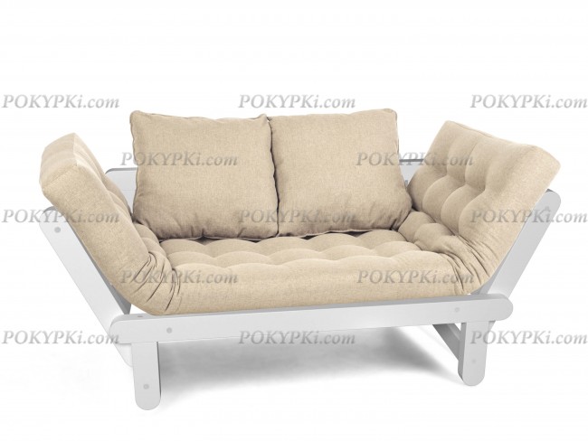 Кушетка Сламбер (Белая эмаль)-белый