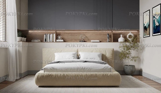 Кровать Латона с мягкой спинкой