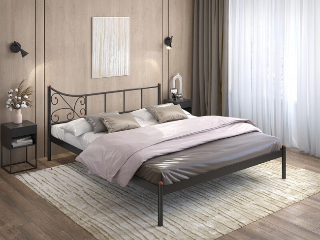 Металлическая кровать Лилия Металлическая кровать Лилия