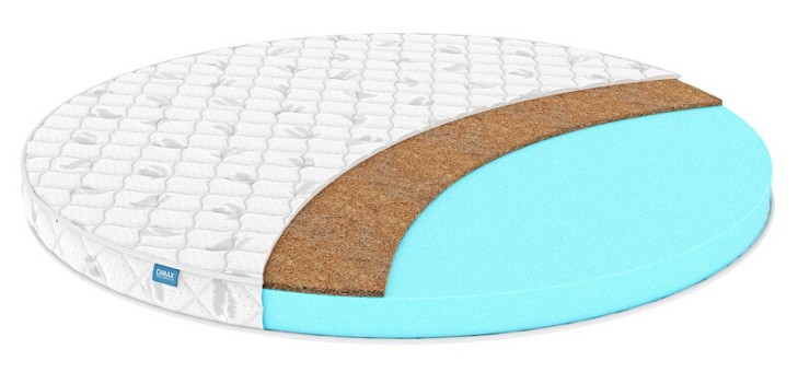 Круглый матрас Димакс Раунд 11 Кокос Круглый матрас Димакс Раунд 11 Кокос