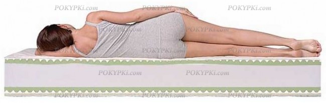 Высокий среднежесткий матрас с массажным эффектом Высокий среднежесткий матрас с массажным эффектом