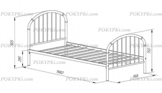 Кровать Эвора 1