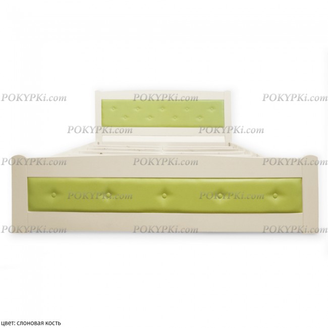 Кровать Березка в коже-с ортопедическим основанием (доп.опция) Кровать Березка в коже-с ортопедическим основанием (доп.опция)