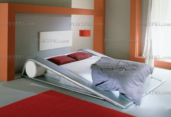 Интерьерная кровать Европа -ткань на фото в 6 категории
