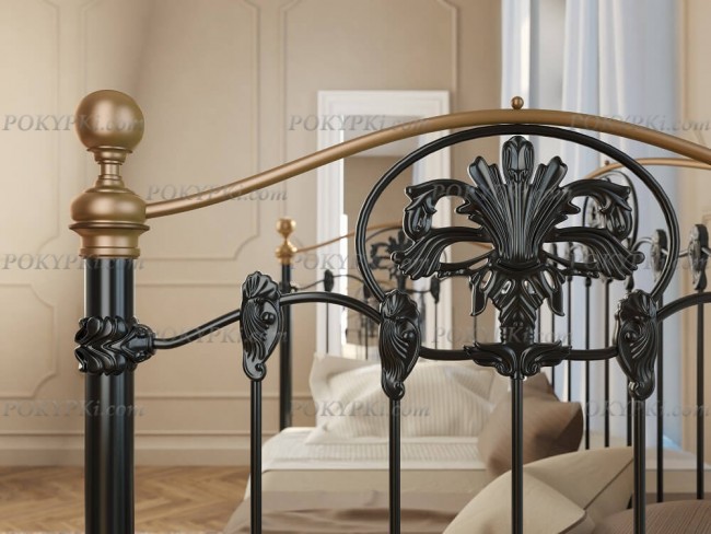 Черная кровать-диван Dreamline Camelot с тремя спинками