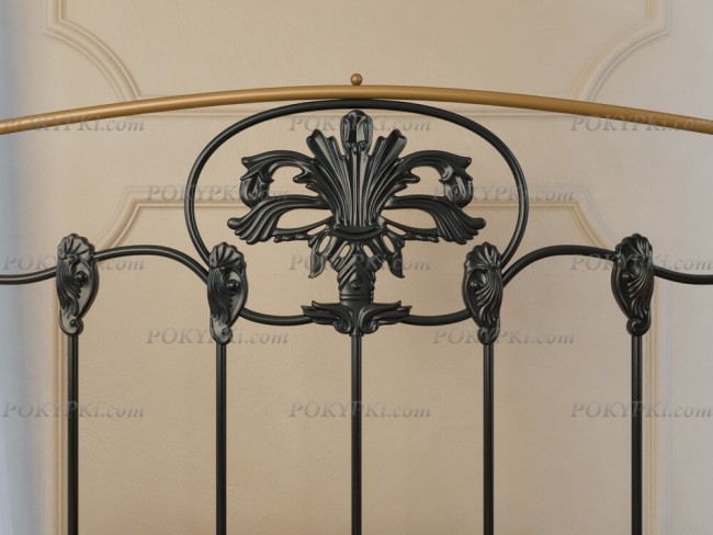 Черная кованая кровать-диван Dreamline Camelot