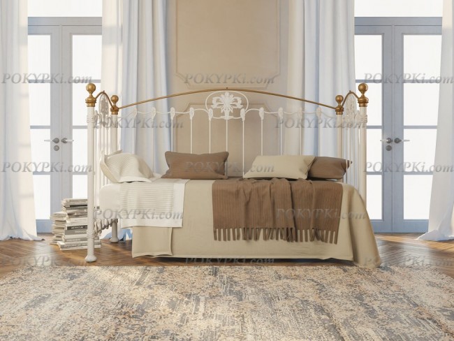 Белая кованая кровать-диван Dreamline Camelot с тремя спинками