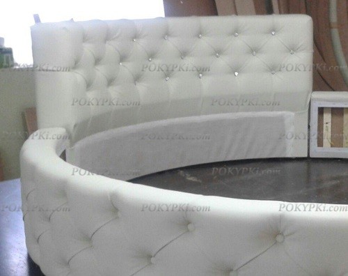 Круглая кровать Аркада с ящиком