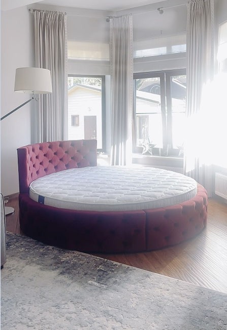 Круглая кровать Аркада с ящиком