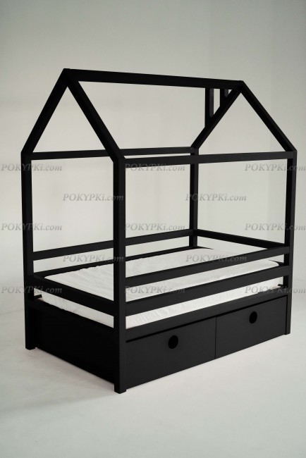 Кровать детская Дрима BOX-черная Кровать детская Дрима BOX-черная