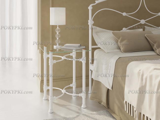 Столик прикроватный Dreamline Side Table квадратный 132 белый Столик прикроватный Dreamline Side Table квадратный 132 белый