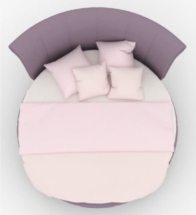 Круглая кровать Сью Круглая кровать Сью