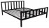 Двуспальная кровать Тринго с металлическим основанием