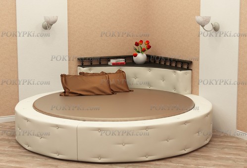 Круглая кровать Каравелла 3 (в угол)