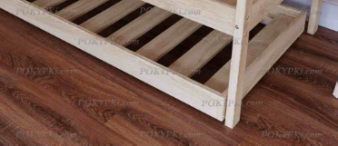 Кровать-домик Отличник двухъярусная-дополнительное спальное место (доп.опция)