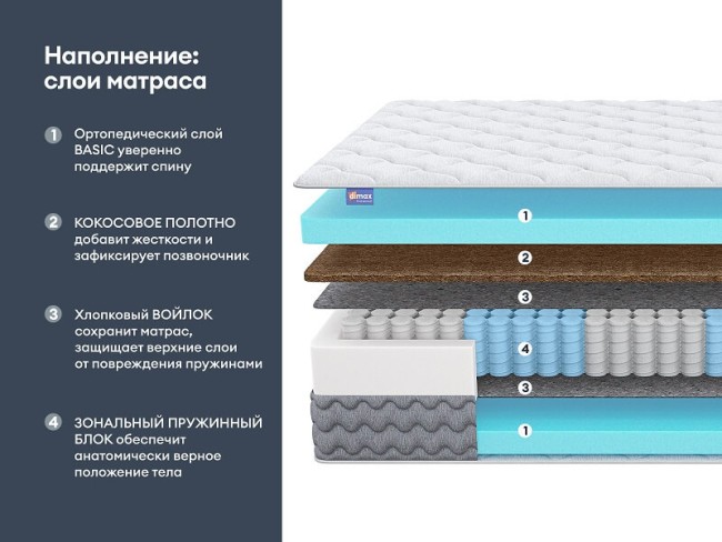 Матрас Димакс Биг лайт хард Матрас Димакс Биг лайт хард