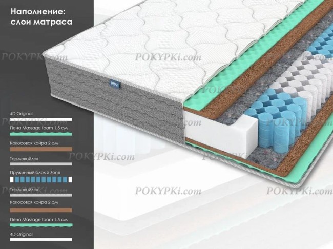 Матрас Dimax Ок Хард Релакс Матрас Dimax Ок Хард Релакс