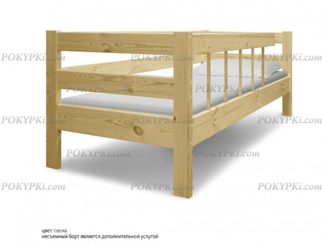 Кровать Кадет с бортиком (доп. опция