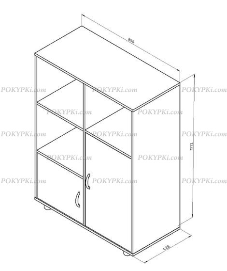 Тумба комбинированная Дельта 7.02 Тумба комбинированная Дельта 7.02