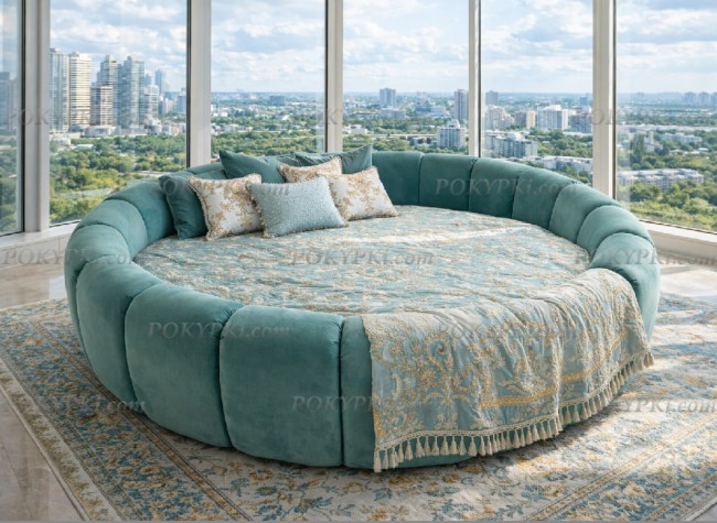 Круглая кровать Малена