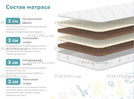 Детский матрас Dimax Спортсмен Плюс Детский матрас Dimax Спортсмен Плюс