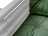 Кресло Стоун (Белая Эмаль)-зеленый