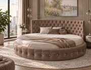 Круглая двуспальная кровать Аризона Круглая двуспальная кровать Аризона