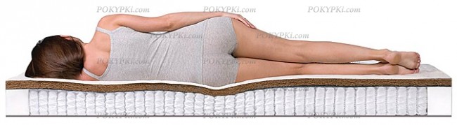 Жесткий пружинный матрас