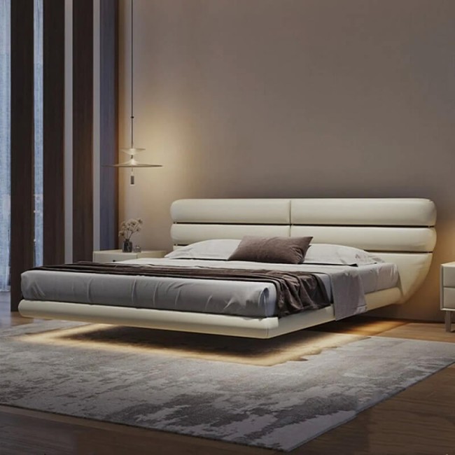 Парящая кровать с подсветкой Testiera Fly 13 Парящая кровать с подсветкой Testiera Fly 13