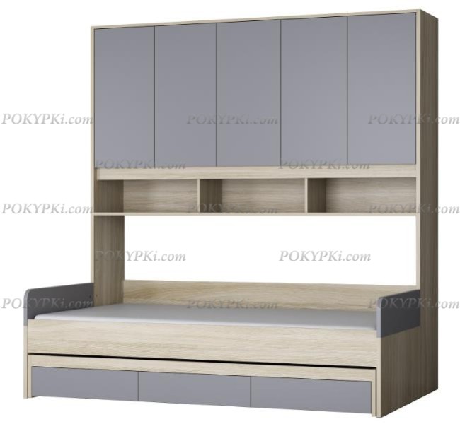 Кровать с антресолью Дельта Next 21.04