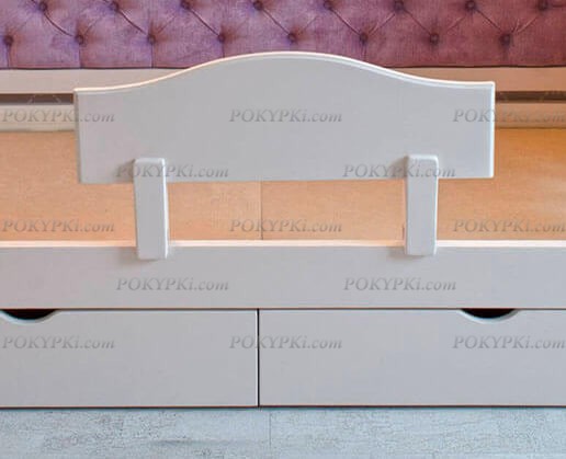 Кровать Ника, бортик "волна" Кровать Ника, бортик "волна"