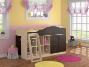 Кровать чердак со шкафом Дюймовочка 5.4 Кровать чердак со шкафом Дюймовочка 5.4
