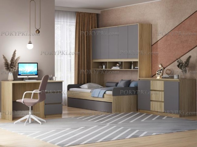 Кровать с антресолью Дельта Next 21.05 Кровать с антресолью Дельта Next 21.05