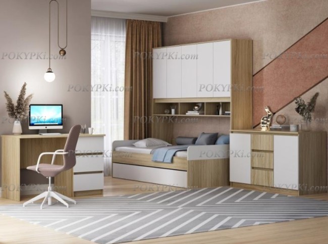 Кровать с антресолью Дельта Next 21.05 Кровать с антресолью Дельта Next 21.05