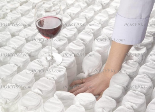 независимый пружинный блок в основании кровати